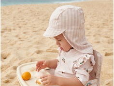 Liewood Cecilia sun hat sorbet rose and creme de la creme striped